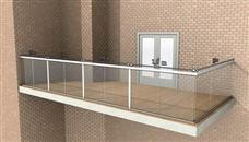 How wide can a Glass Balustrade be without posts? Find out about Balcony Systems Glass railings maximum spans and post spacing.
