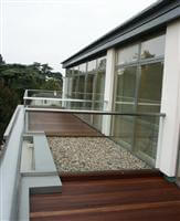 stainless steel royal chrome finish balcony Hereford 