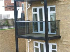 balcony with glass ealing london