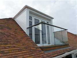 Glass Balustrade loft conversion in Dorset