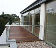 stainless steel handrails in royal chrome Hereford 