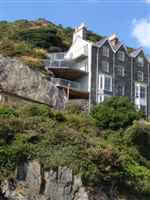 Glass Balustrades on seaside Snowdonia houses