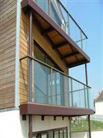 coastal property with glass balcony Lancing, West Sussex