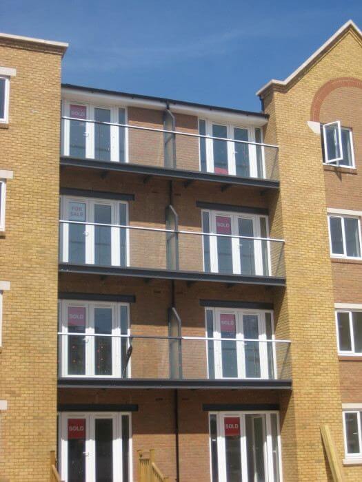 Glass Balconies - Kent 