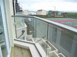 segented glass balcony northern Ireland
