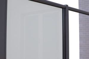 Replace the full length glazing bead on the side rails