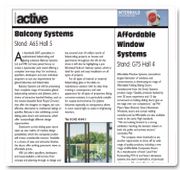 Preview article for Interbuild 2007