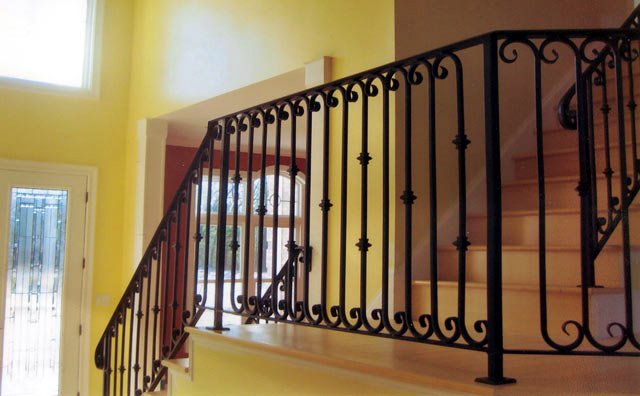 wrought iron balustrades