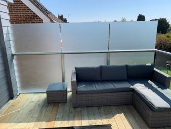 Glass Balustrade in Royal Chrome