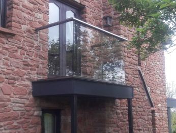 Glass Balustrade for Mrs. Allen Norfolk