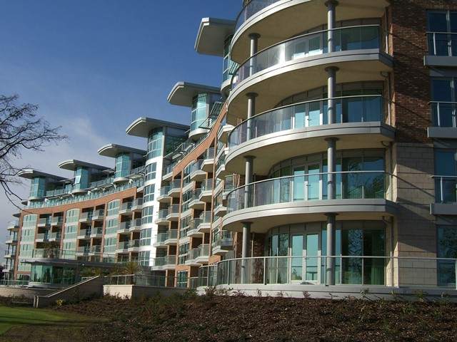 Glass Balustrade in construction