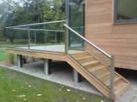 glass stair handrails