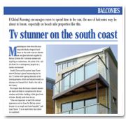 TV stunner on the south coast