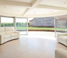 curved patio doors