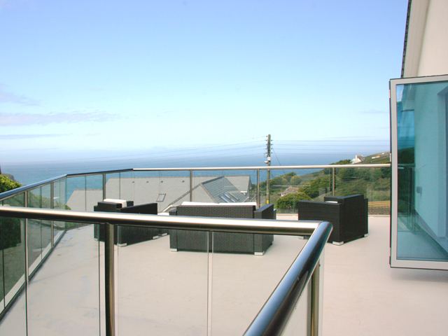 Royal Chrome glass Balcony by the sea