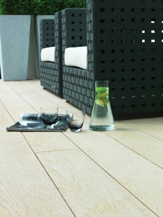 Limed Oak Composite Decking