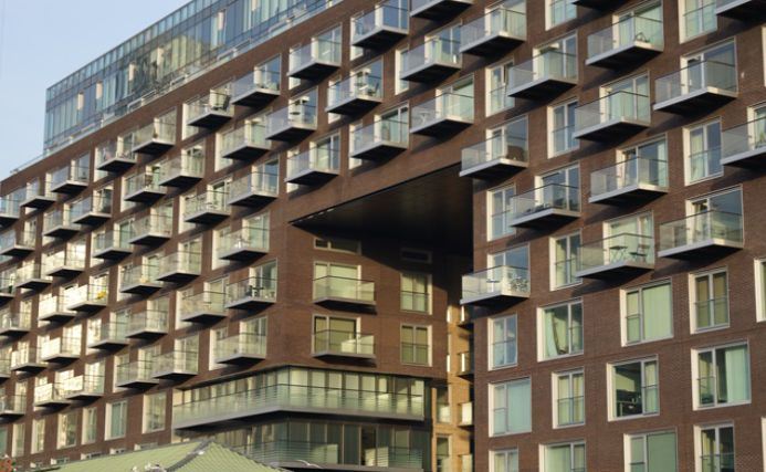 Baltimore Wharf Large Scale Development balconies