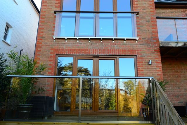 glass balcony in surrey