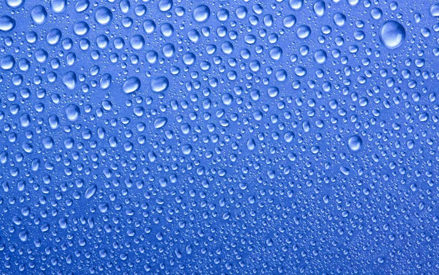 Image showing water droplets on glass after nanotechnology self-cleaning glass application