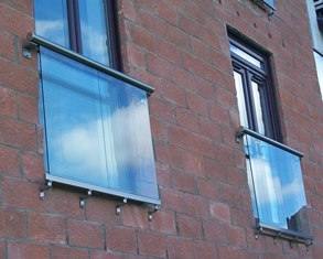 French Balcony with tinted glass