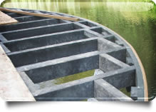 Composite Decking water resistant subframe