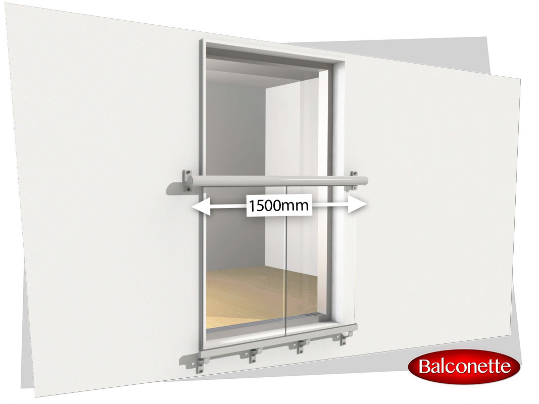 1500mm wide Juliet Balcony