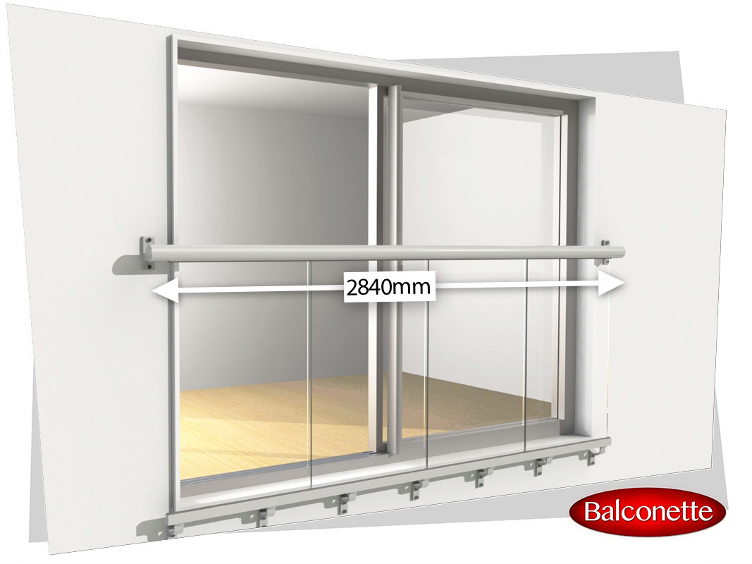 Juliet Balcony - Stainless Steel & Glass Balustrades